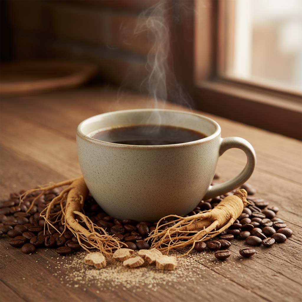 خطرات مصرف قهوه با جین سینگ